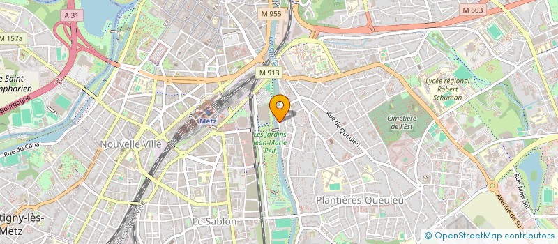 localisation de l'entreprise SCI LA SEILLE  METZ