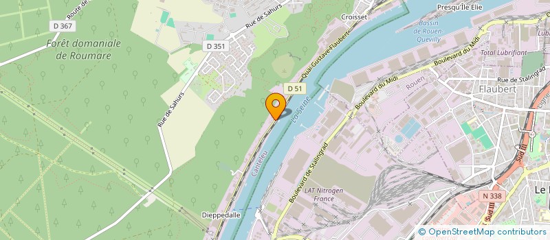 localisation de l'entreprise SCI LA SEINE  CANTELEU