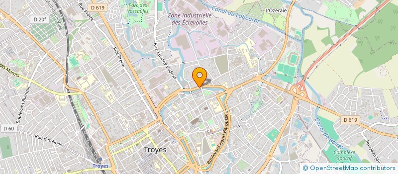 localisation de l'entreprise SCI LA SEINE à TROYES