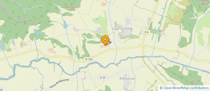 localisation de l'entreprise SCI LA SELVE  GAJA-LA-SELVE