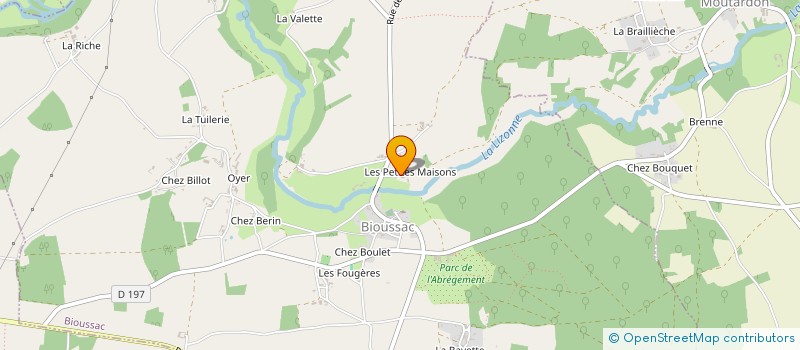 localisation de l'entreprise SCI LA SENECHALERIE à BIOUSSAC