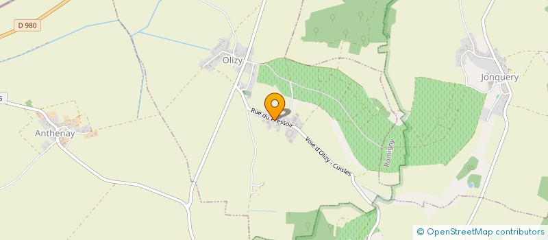 localisation de l'entreprise SCI LA SENONAISE  OLIZY