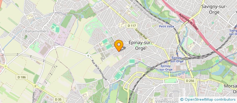 localisation de l'entreprise SCI LA SENTE AUX PERDRIX  EPINAY-SUR-ORGE