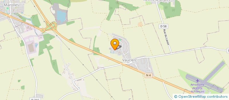 localisation de l'entreprise SCI LA SENTE DU MOULIN  VAUCLERC