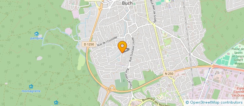 localisation de l'entreprise SCI LA SEOUBE à LA TESTE-DE-BUCH