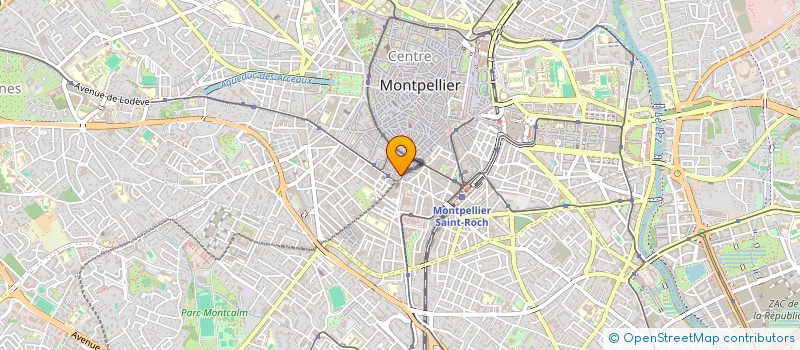 localisation de l'entreprise SCI LA SEPTIMANIE à MONTPELLIER
