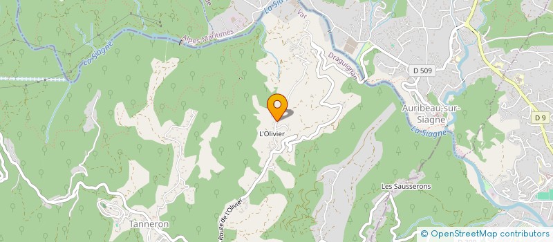 localisation de l'entreprise SCI LA SEQUIERE  TANNERON