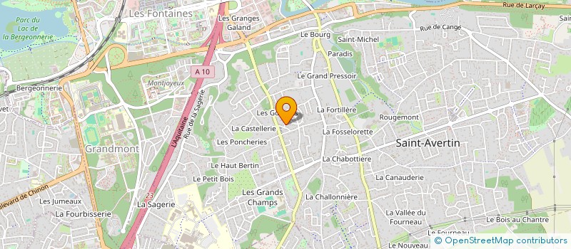 localisation de l'entreprise SCI LA SERENADE DU ROY  SAINT-AVERTIN