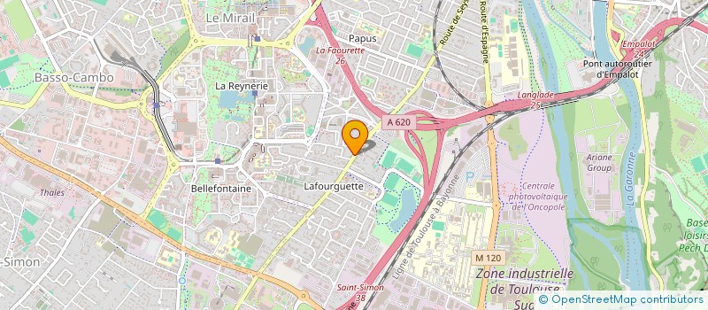 localisation de l'entreprise SCI LA SERENIA à TOULOUSE