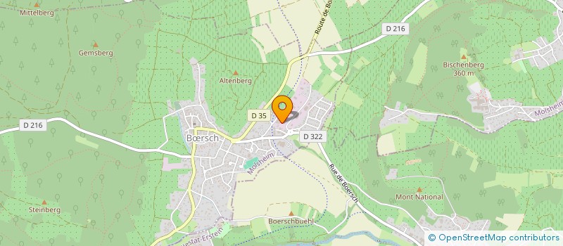 localisation de l'entreprise SCI LA SERVA  BRSCH