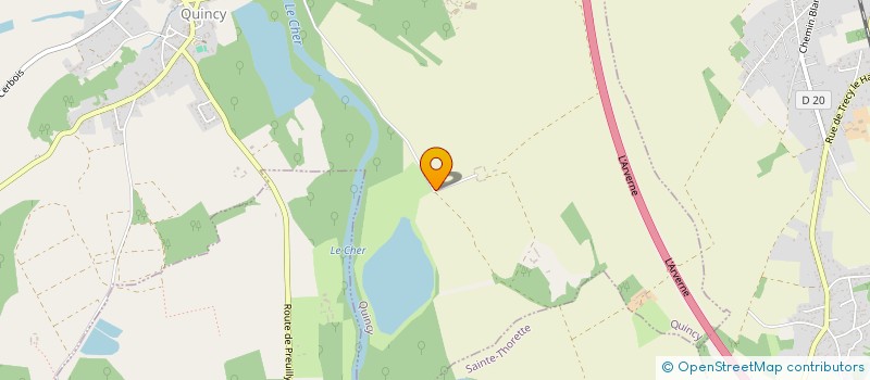 localisation de l'entreprise SCI LA SERVANTERIE  QUINCY