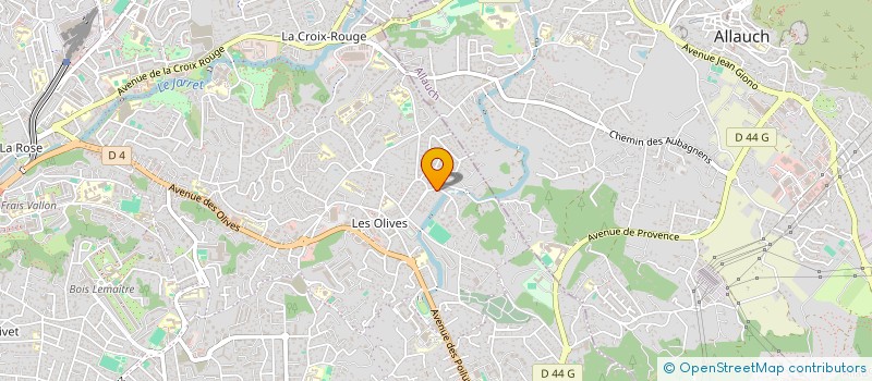 localisation de l'entreprise SCI LA SERVIANE  MARSEILLE 13