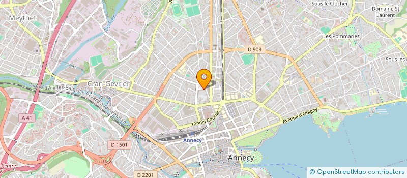 localisation de l'entreprise SCI LA SESIA à ANNECY