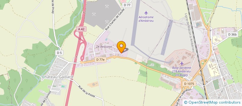 localisation de l'entreprise SCI LA SETOISE à CHATEAU-GAILLARD