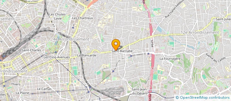 localisation de l'entreprise SCI LA SETTELLE à MARSEILLE
