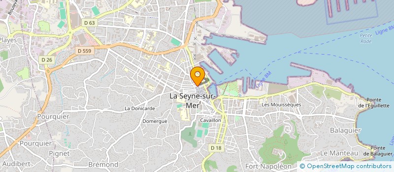 localisation de l'entreprise SCI LA SEYNE  LA SEYNE-SUR-MER