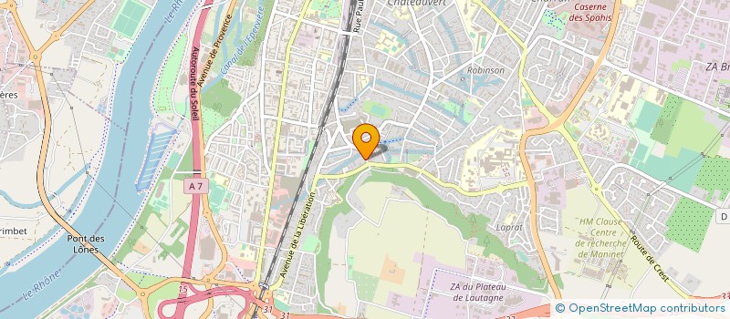 localisation de l'entreprise SCI LA SHEKINAH à VALENCE