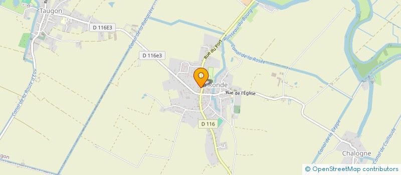 localisation de l'entreprise SCI LA SIAGNE  LA RONDE