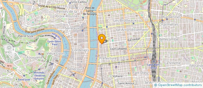 localisation de l'entreprise SCI LA SIAGNE  LYON