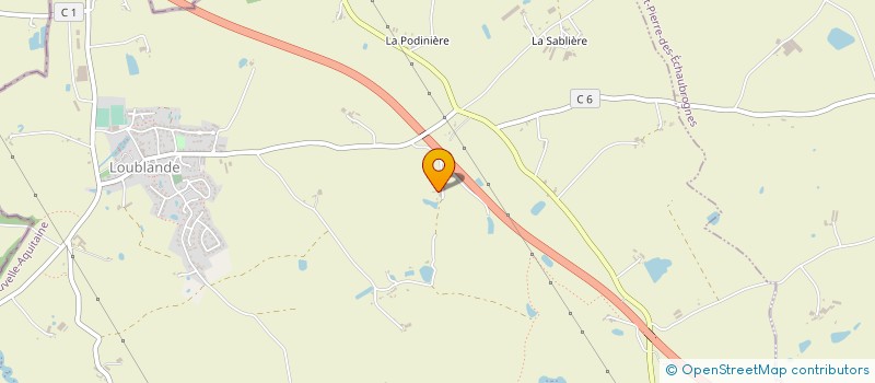 localisation de l'entreprise SCI LA SICARDIERE  MAULEON