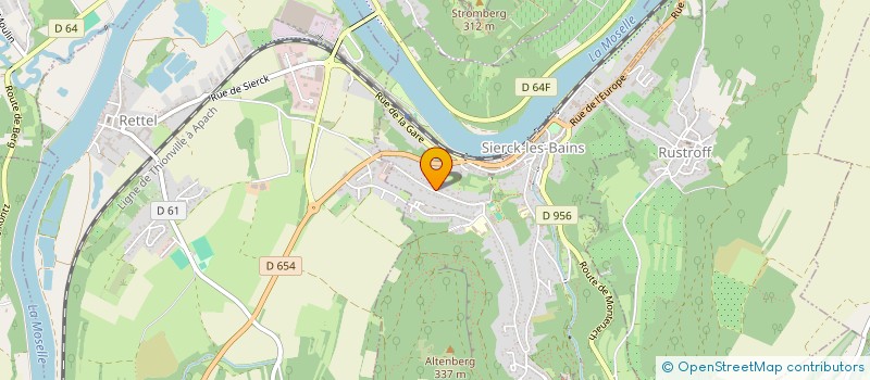 localisation de l'entreprise SCI LA SIERCKOISE  MONTENACH