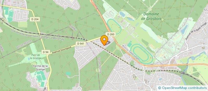 localisation de l'entreprise SCI LA SIGNATURE  VILLECRESNES