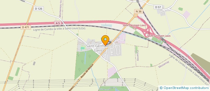 localisation de l'entreprise SCI LA SILA  SAINT-GERMAIN-LAXIS