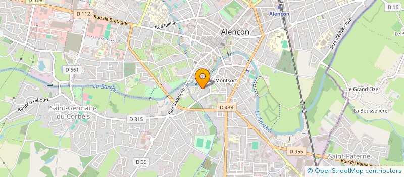localisation de l'entreprise SCI LA SILUOT à ALENCON
