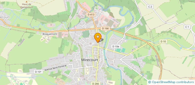 localisation de l'entreprise SCI LA SIMONE  MIRECOURT