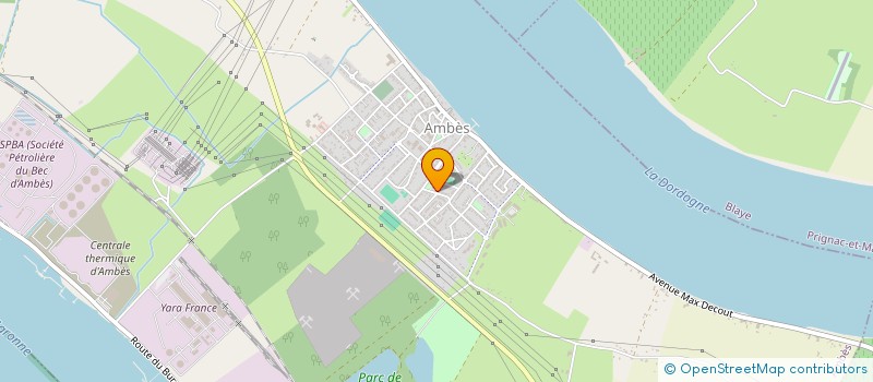 localisation de l'entreprise SCI LA SIMONETTE  AMBES