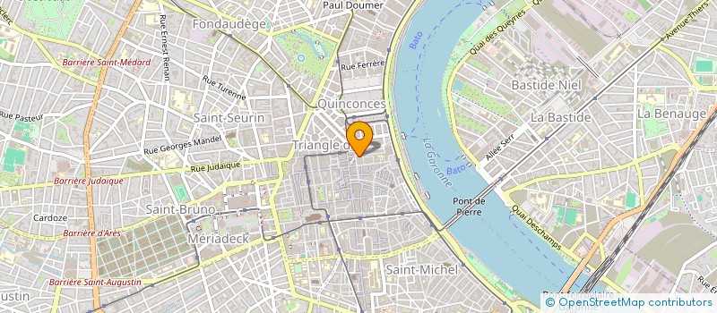 localisation de l'entreprise SCI LA SIMONIERE  BORDEAUX