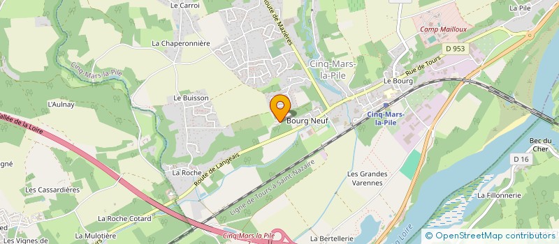 localisation de l'entreprise SCI LA SIMONNIERE  MAZIERES-DE-TOURAINE