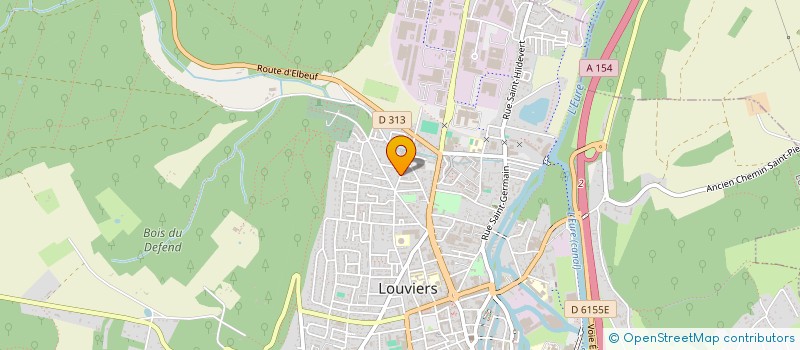 localisation de l'entreprise SCI LA SIORACOISE à LOUVIERS