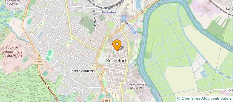 localisation de l'entreprise SCI LA SIRENE  ROCHEFORT