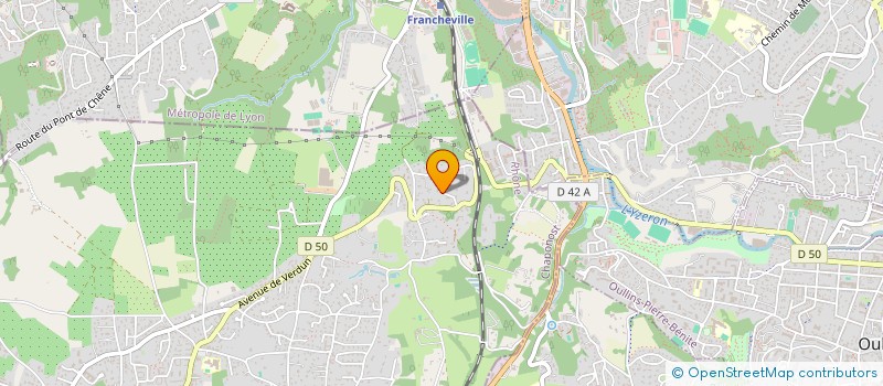 localisation de l'entreprise SCI LA SIRENE  CHAPONOST