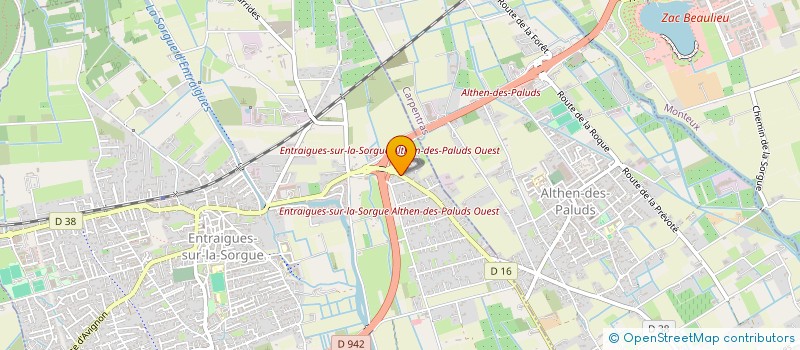 localisation de l'entreprise SCI LA SIRENE  ENTRAIGUES-SUR-LA-SORGUE