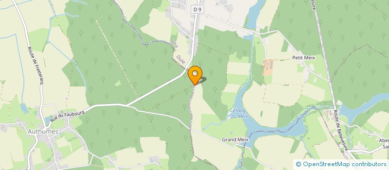 localisation de l'entreprise SCI LA SIRENE  AUTHUMES