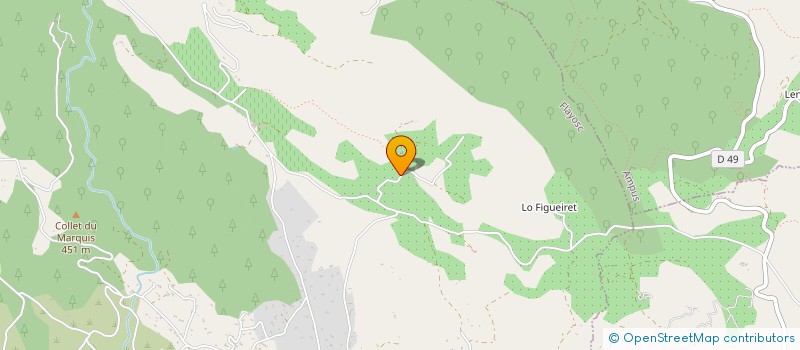 localisation de l'entreprise SCI LA SIRENE  FLAYOSC