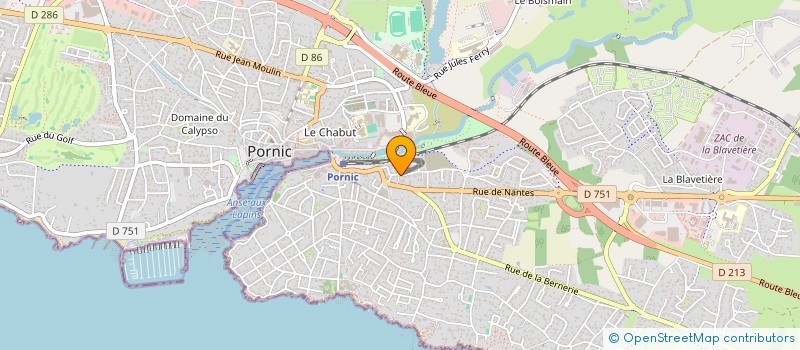 localisation de l'entreprise SCI LA SIRENE  PORNIC