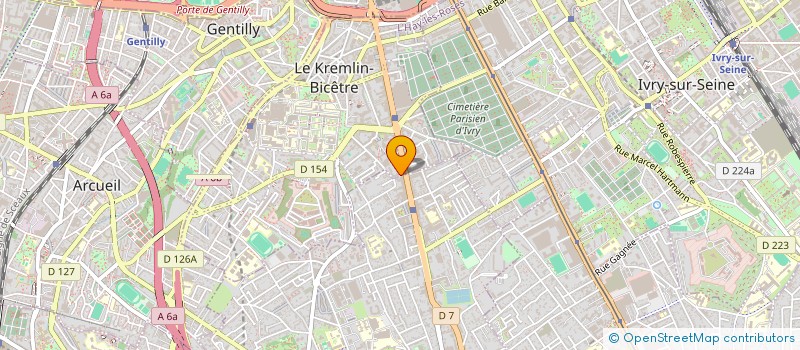 localisation de l'entreprise SCI LA SIRENE  LE KREMLIN-BICETRE