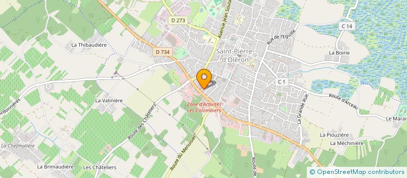 localisation de l'entreprise SCI LA SIRENE  PEZULS