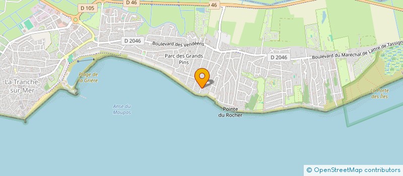 localisation de l'entreprise SCI LA SIRENNE à LA TRANCHE-SUR-MER