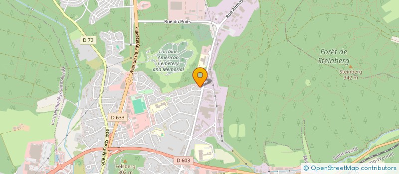 localisation de l'entreprise SCI LA SITTELLE  SAINT-AVOLD