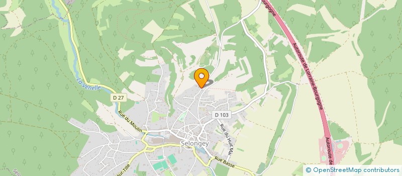 localisation de l'entreprise SCI LA SITTELLE  SELONGEY