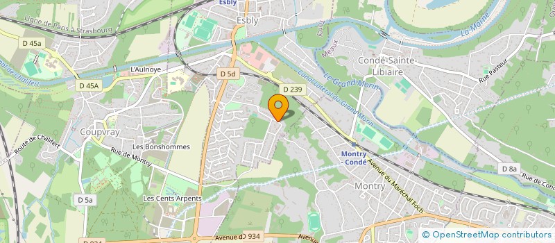 localisation de l'entreprise SCI LA SIZERE à ESBLY
