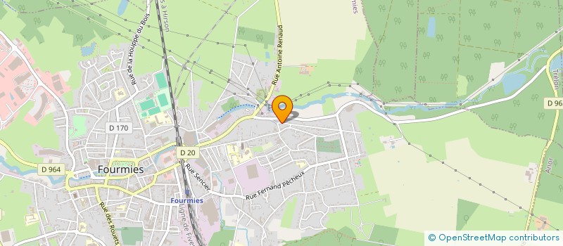 localisation de l'entreprise SCI LA SLEM  FOURMIES