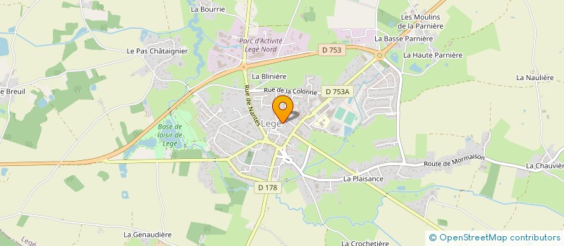 localisation de l'entreprise SCI LA SOLANA à LEGE