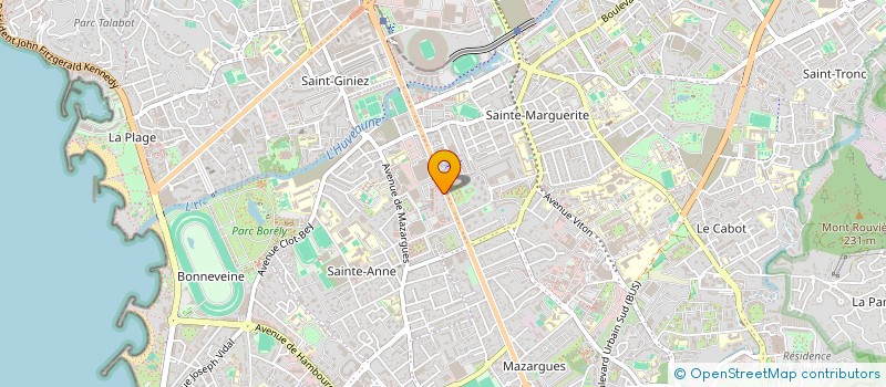 localisation de l'entreprise SCI LA SOLANA à MARSEILLE
