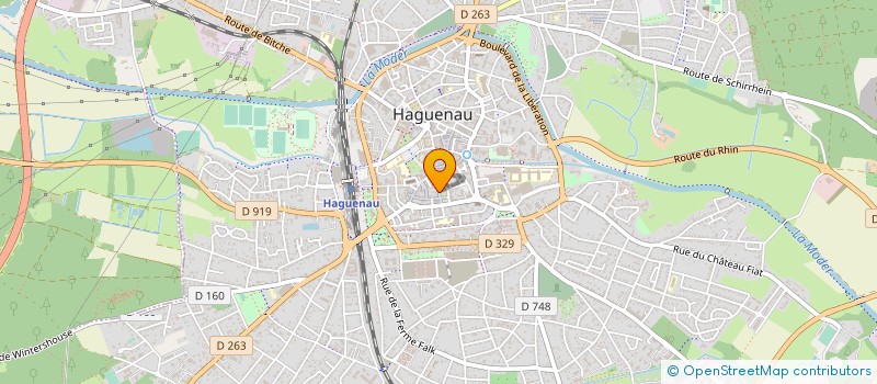 localisation de l'entreprise SCI LA SOLEILLADE  HAGUENAU