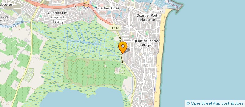 localisation de l'entreprise SCI LA SOLEILLADE  CANET-EN-ROUSSILLON